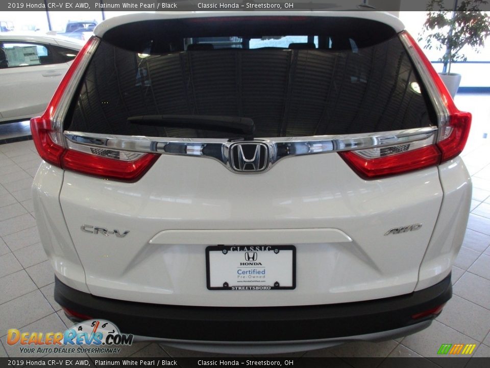 2019 Honda CR-V EX AWD Platinum White Pearl / Black Photo #8