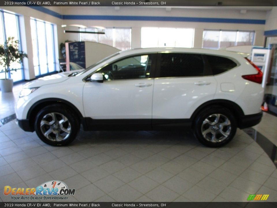 2019 Honda CR-V EX AWD Platinum White Pearl / Black Photo #10