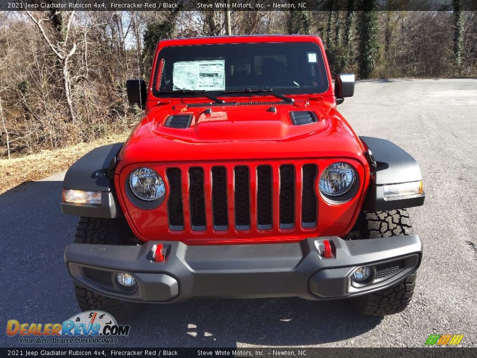 2021 Jeep Gladiator Rubicon 4x4 Firecracker Red / Black Photo #3