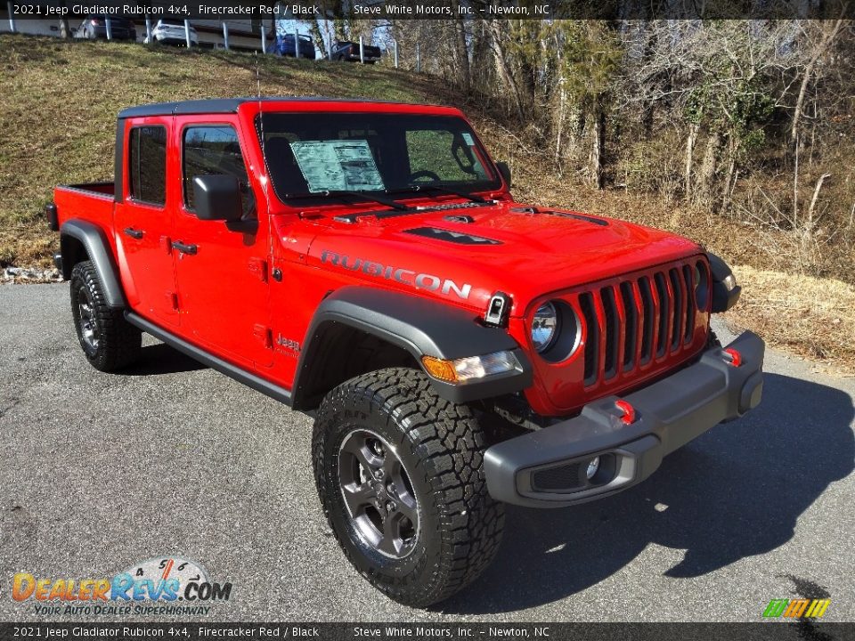 2021 Jeep Gladiator Rubicon 4x4 Firecracker Red / Black Photo #4