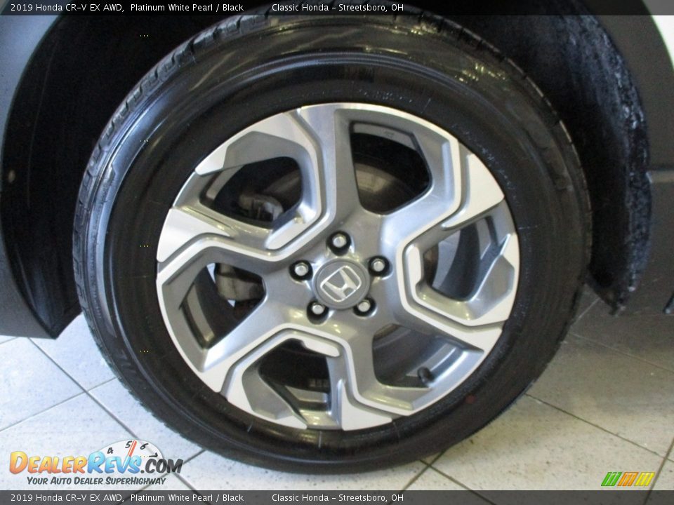 2019 Honda CR-V EX AWD Platinum White Pearl / Black Photo #12