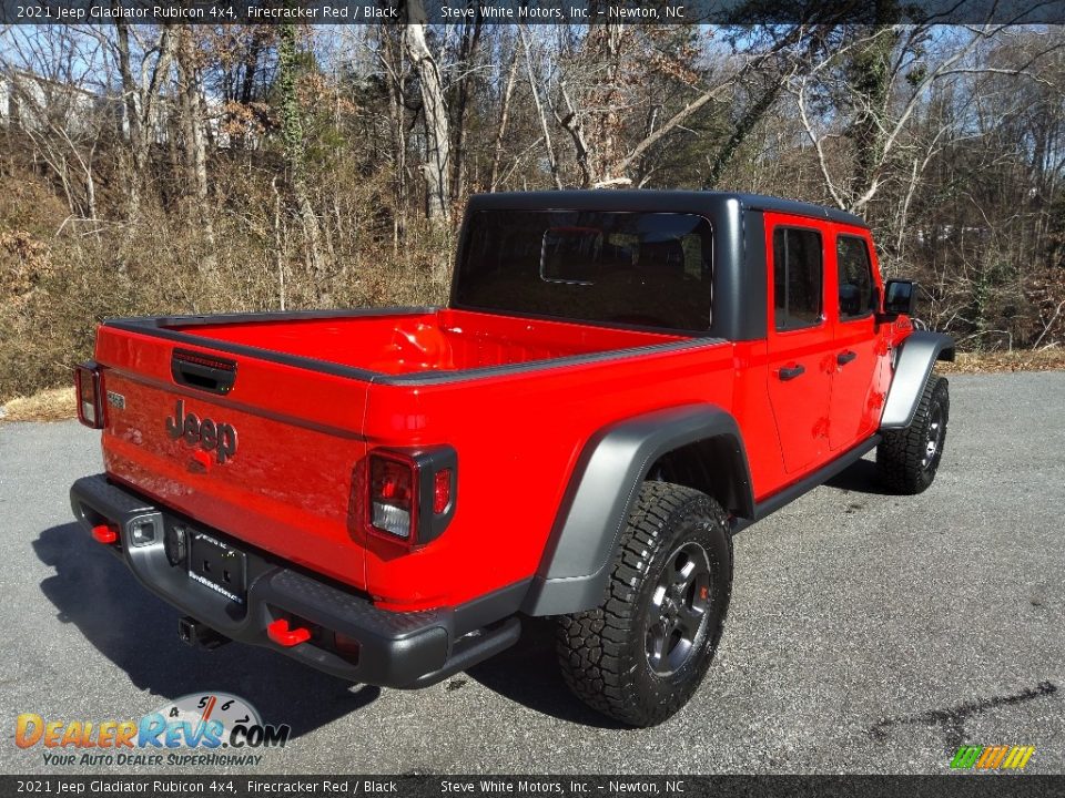 2021 Jeep Gladiator Rubicon 4x4 Firecracker Red / Black Photo #6