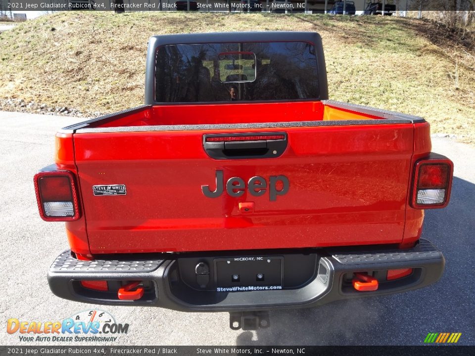 2021 Jeep Gladiator Rubicon 4x4 Firecracker Red / Black Photo #7