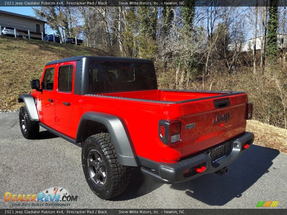 2021 Jeep Gladiator Rubicon 4x4 Firecracker Red / Black Photo #9