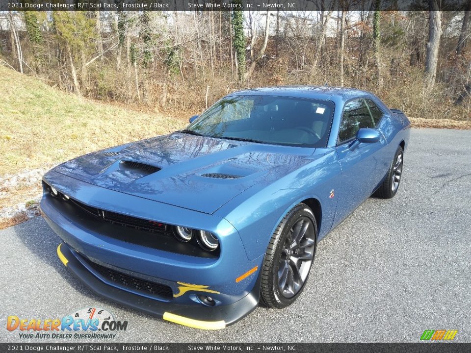 2021 Dodge Challenger R/T Scat Pack Frostbite / Black Photo #2