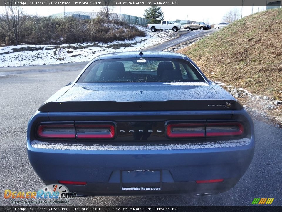 2021 Dodge Challenger R/T Scat Pack Frostbite / Black Photo #7