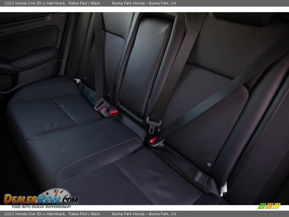 2022 Honda Civic EX-L Hatchback Rallye Red / Black Photo #26