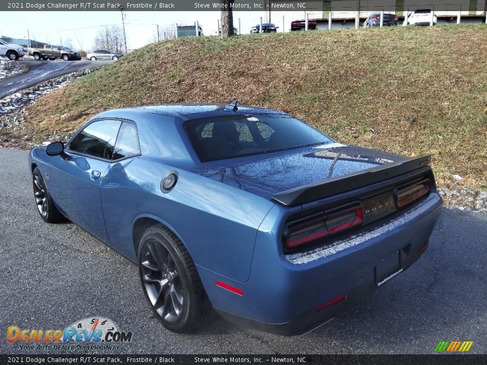 2021 Dodge Challenger R/T Scat Pack Frostbite / Black Photo #8