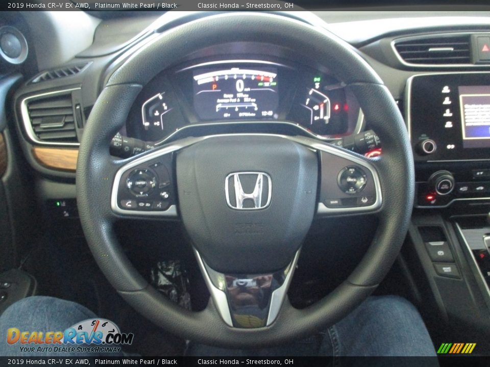 2019 Honda CR-V EX AWD Platinum White Pearl / Black Photo #34