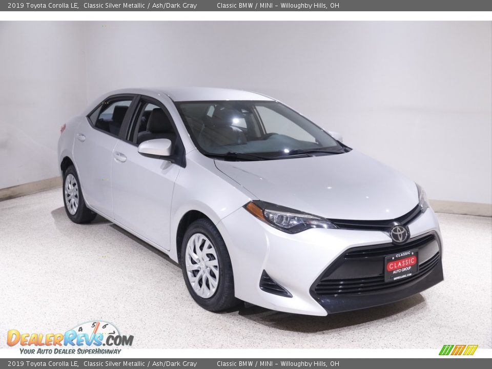 2019 Toyota Corolla LE Classic Silver Metallic / Ash/Dark Gray Photo #1