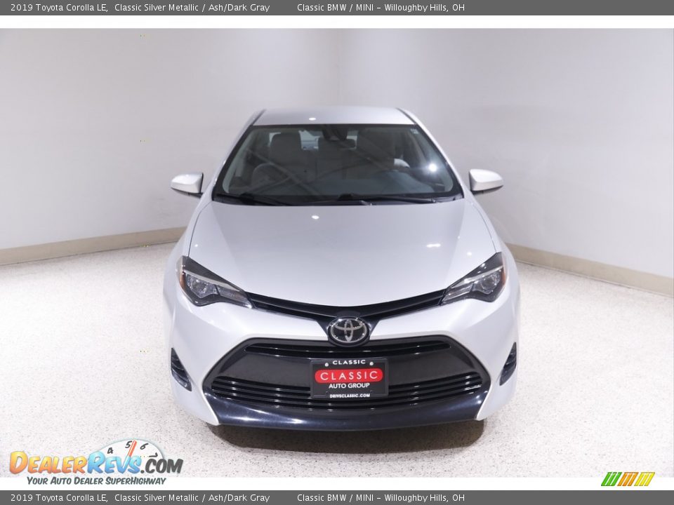 2019 Toyota Corolla LE Classic Silver Metallic / Ash/Dark Gray Photo #2