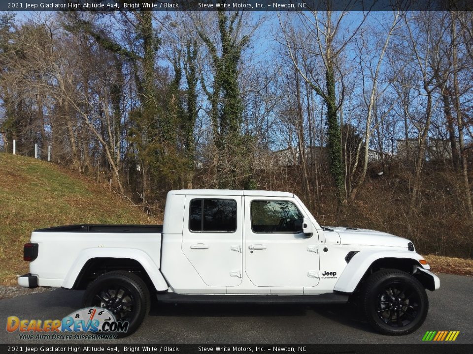 2021 Jeep Gladiator High Altitude 4x4 Bright White / Black Photo #5