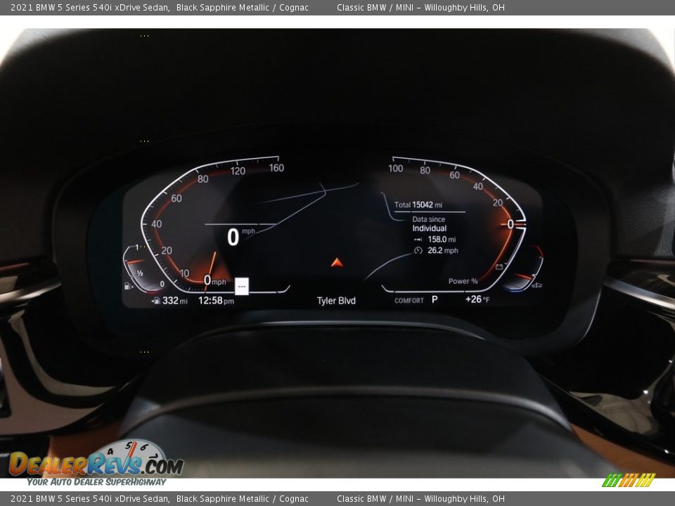 2021 BMW 5 Series 540i xDrive Sedan Gauges Photo #9