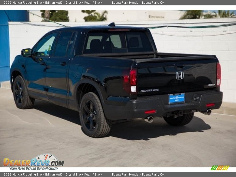 2022 Honda Ridgeline Black Edition AWD Crystal Black Pearl / Black Photo #2