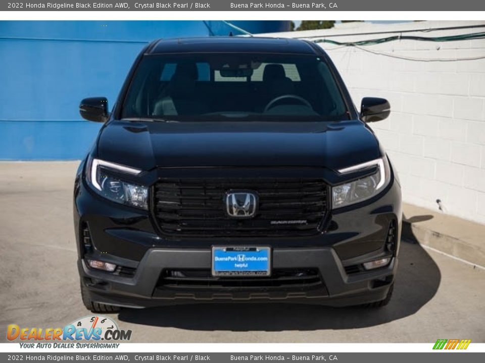 2022 Honda Ridgeline Black Edition AWD Crystal Black Pearl / Black Photo #3