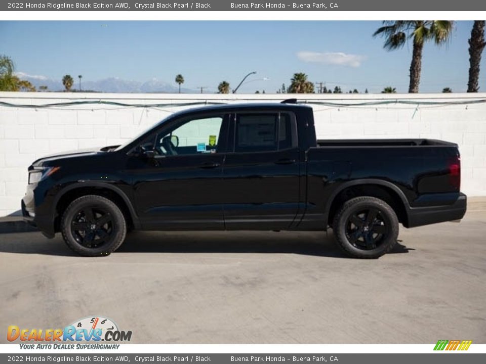 2022 Honda Ridgeline Black Edition AWD Crystal Black Pearl / Black Photo #4