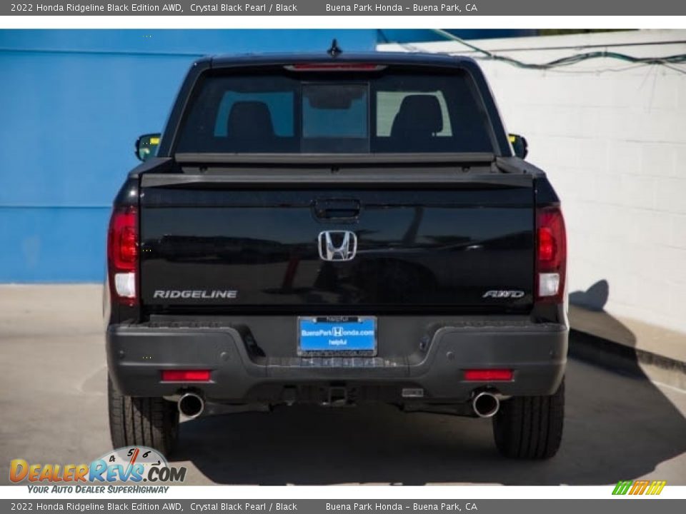 2022 Honda Ridgeline Black Edition AWD Crystal Black Pearl / Black Photo #5