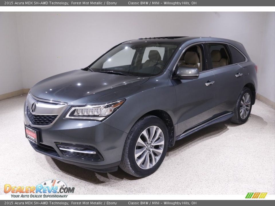 Front 3/4 View of 2015 Acura MDX SH-AWD Technology Photo #3