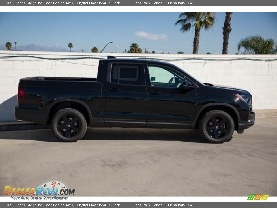 2022 Honda Ridgeline Black Edition AWD Crystal Black Pearl / Black Photo #10