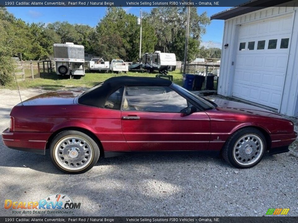 Pearl Red 1993 Cadillac Allante Convertible Photo #1