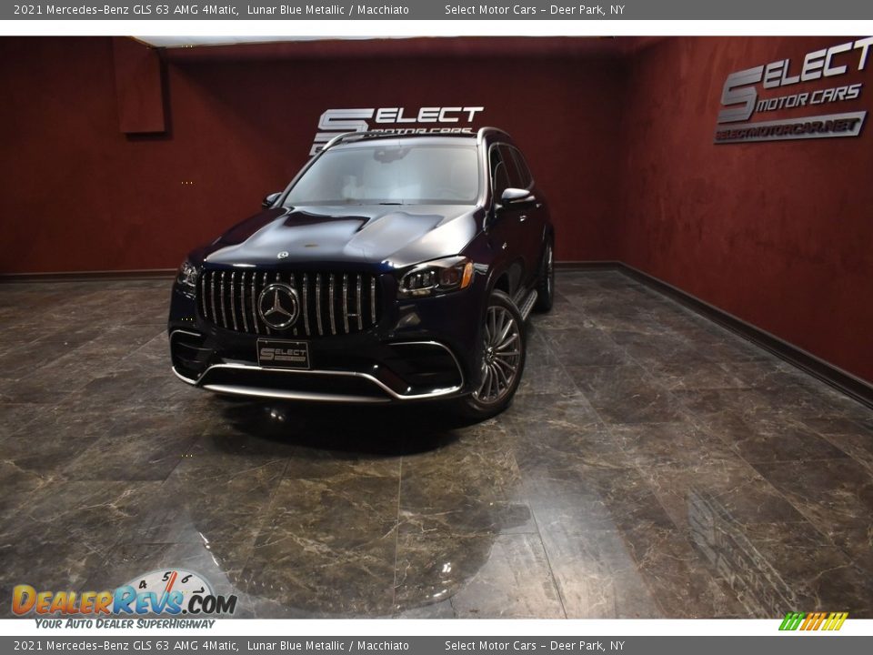 2021 Mercedes-Benz GLS 63 AMG 4Matic Lunar Blue Metallic / Macchiato Photo #1