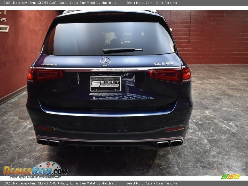 2021 Mercedes-Benz GLS 63 AMG 4Matic Lunar Blue Metallic / Macchiato Photo #6