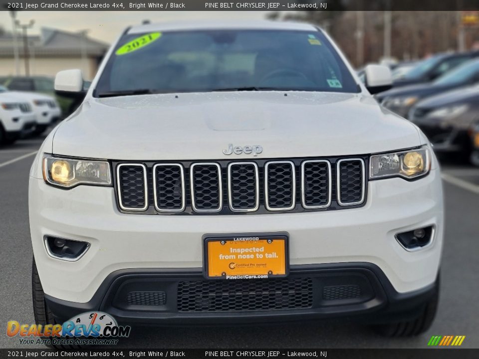 2021 Jeep Grand Cherokee Laredo 4x4 Bright White / Black Photo #12