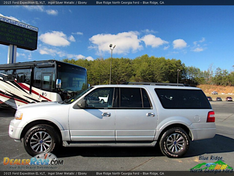 2015 Ford Expedition EL XLT Ingot Silver Metallic / Ebony Photo #2