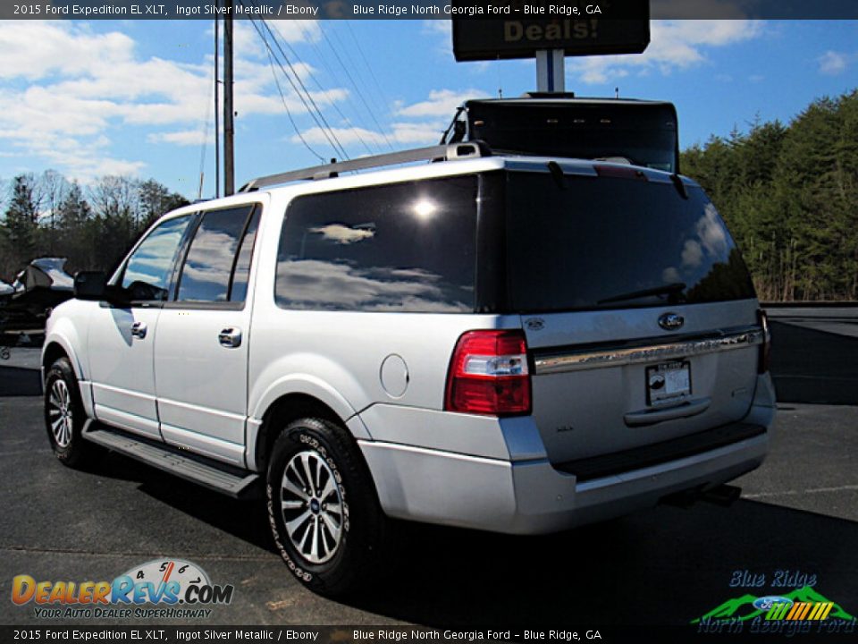 2015 Ford Expedition EL XLT Ingot Silver Metallic / Ebony Photo #3