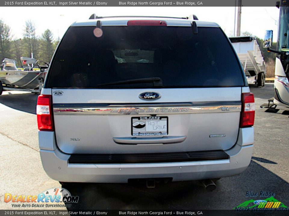 2015 Ford Expedition EL XLT Ingot Silver Metallic / Ebony Photo #4