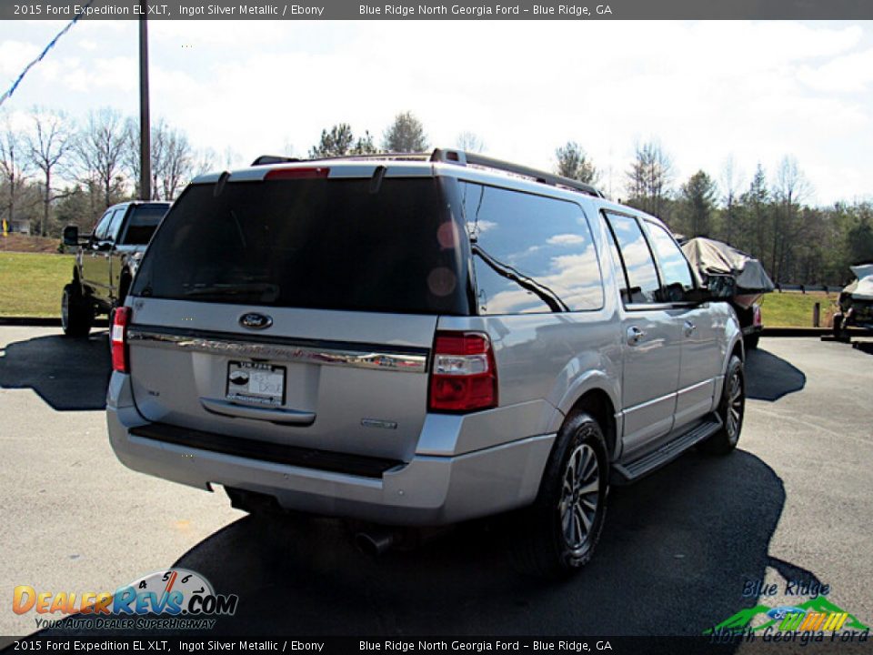 2015 Ford Expedition EL XLT Ingot Silver Metallic / Ebony Photo #5