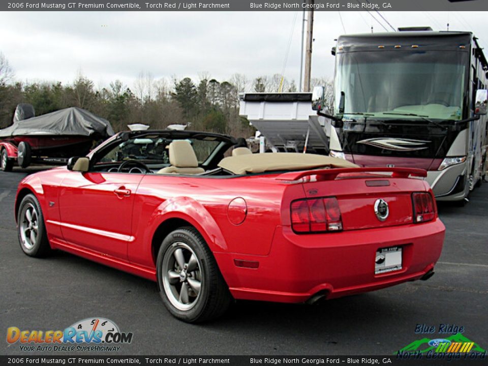 2006 Ford Mustang GT Premium Convertible Torch Red / Light Parchment Photo #3