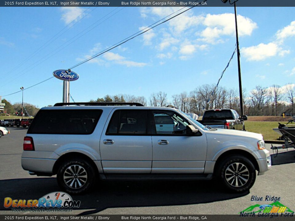 2015 Ford Expedition EL XLT Ingot Silver Metallic / Ebony Photo #6