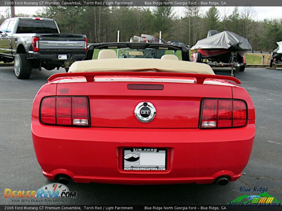 2006 Ford Mustang GT Premium Convertible Torch Red / Light Parchment Photo #4