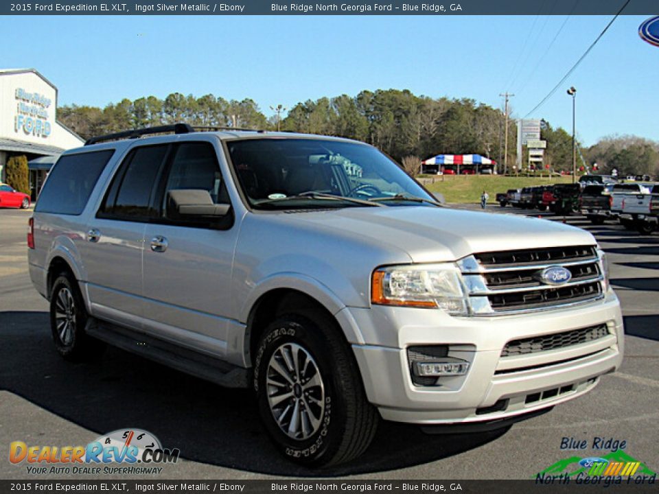 2015 Ford Expedition EL XLT Ingot Silver Metallic / Ebony Photo #7