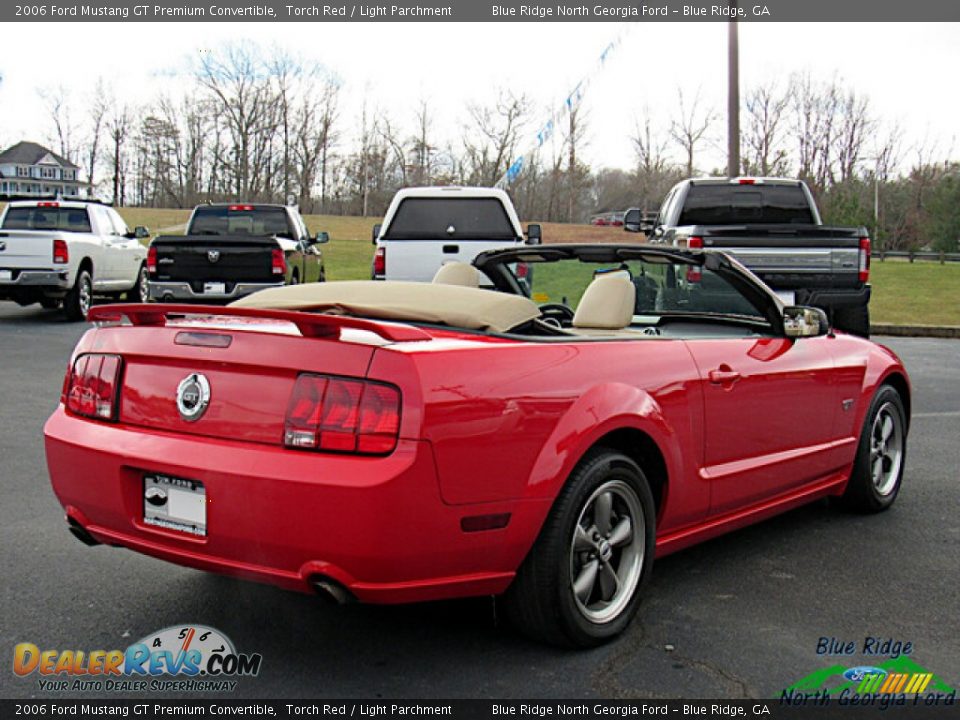 2006 Ford Mustang GT Premium Convertible Torch Red / Light Parchment Photo #5