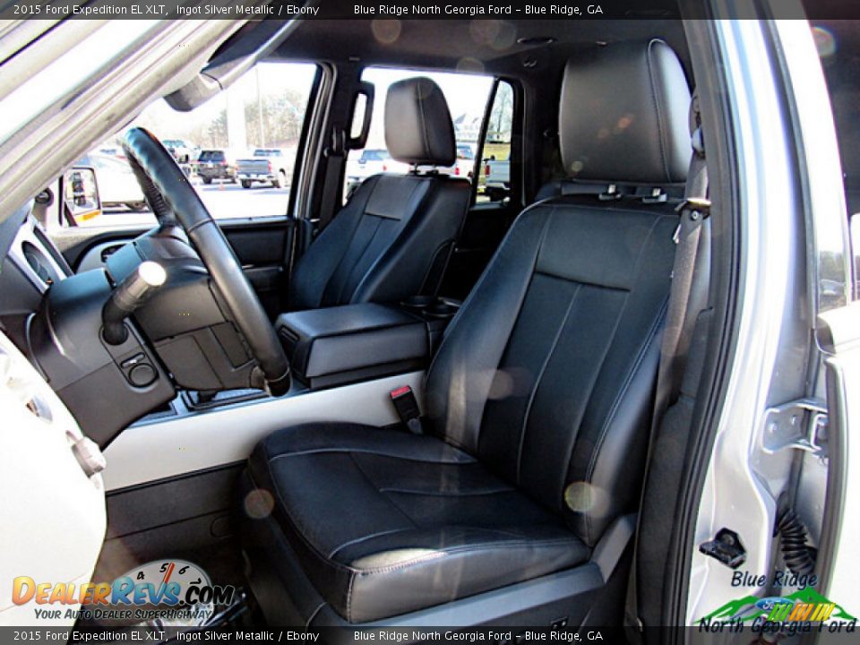 Ebony Interior - 2015 Ford Expedition EL XLT Photo #11