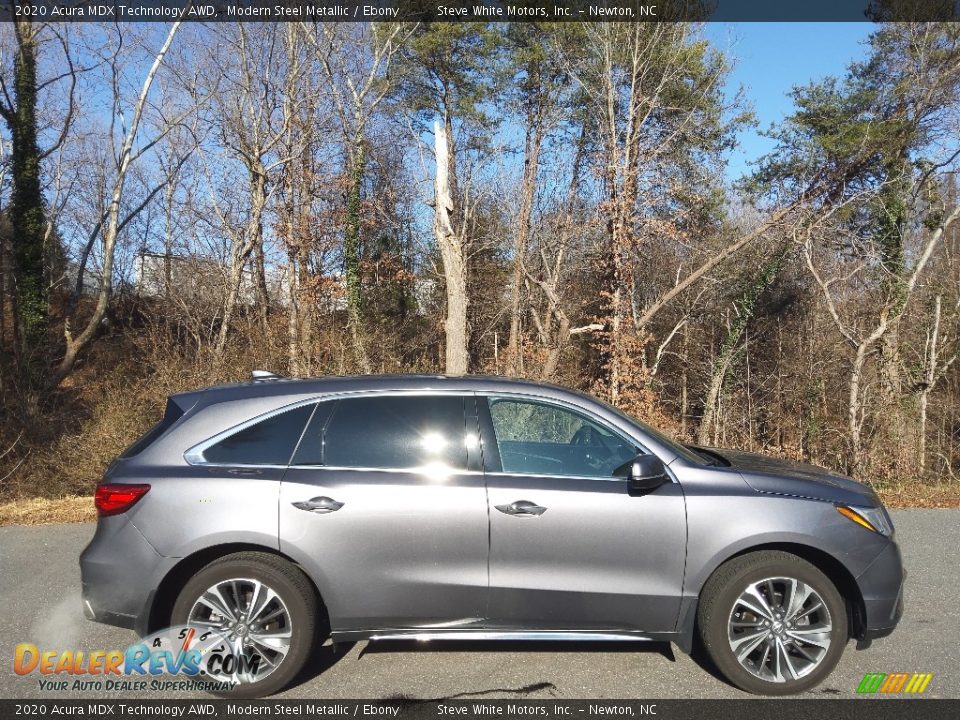 2020 Acura MDX Technology AWD Modern Steel Metallic / Ebony Photo #5