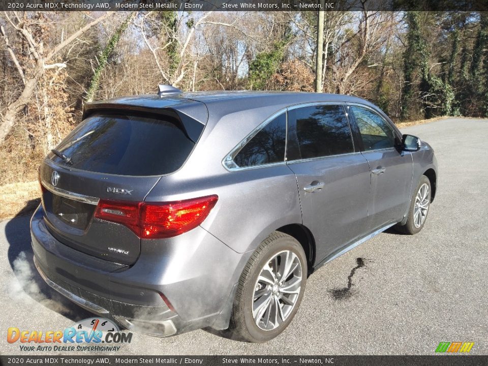 2020 Acura MDX Technology AWD Modern Steel Metallic / Ebony Photo #6