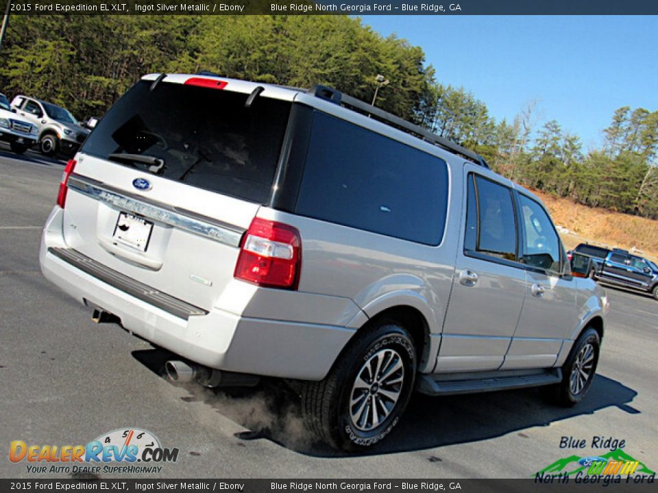 2015 Ford Expedition EL XLT Ingot Silver Metallic / Ebony Photo #29