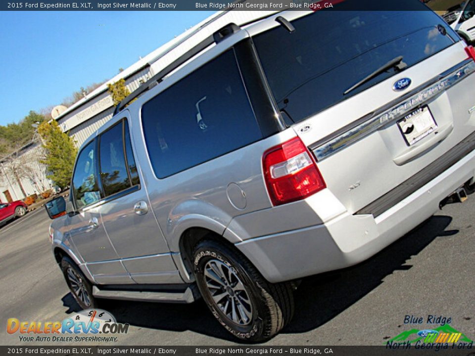 2015 Ford Expedition EL XLT Ingot Silver Metallic / Ebony Photo #30