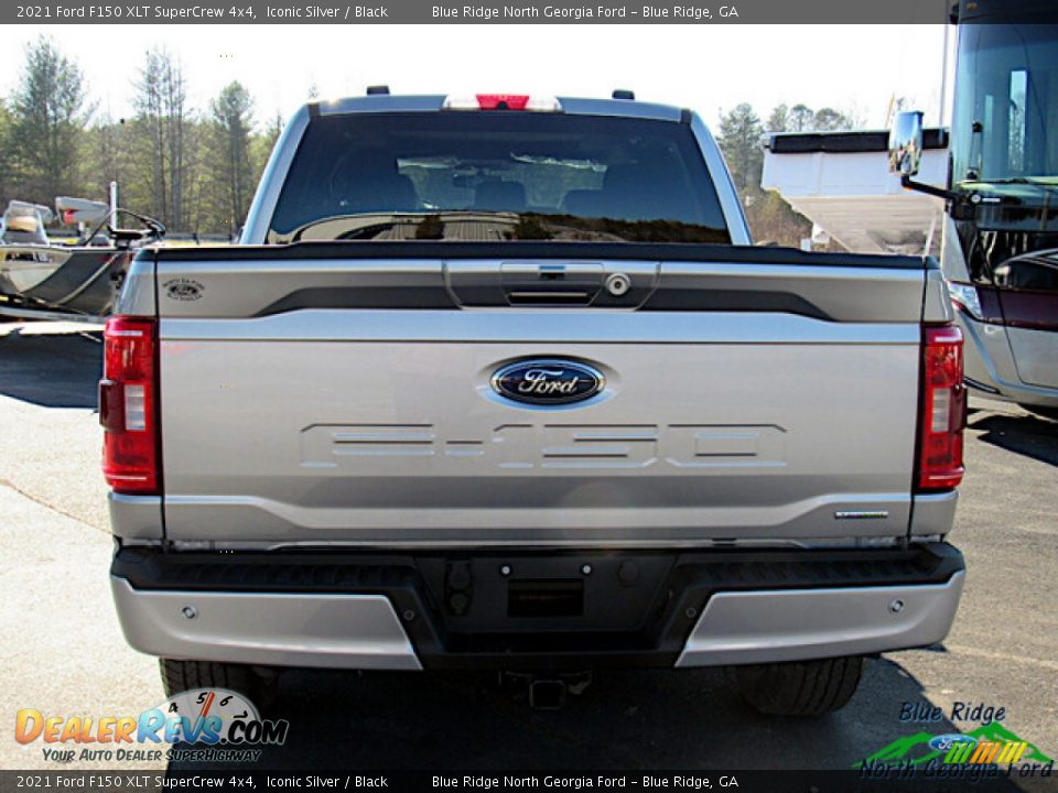2021 Ford F150 XLT SuperCrew 4x4 Iconic Silver / Black Photo #4
