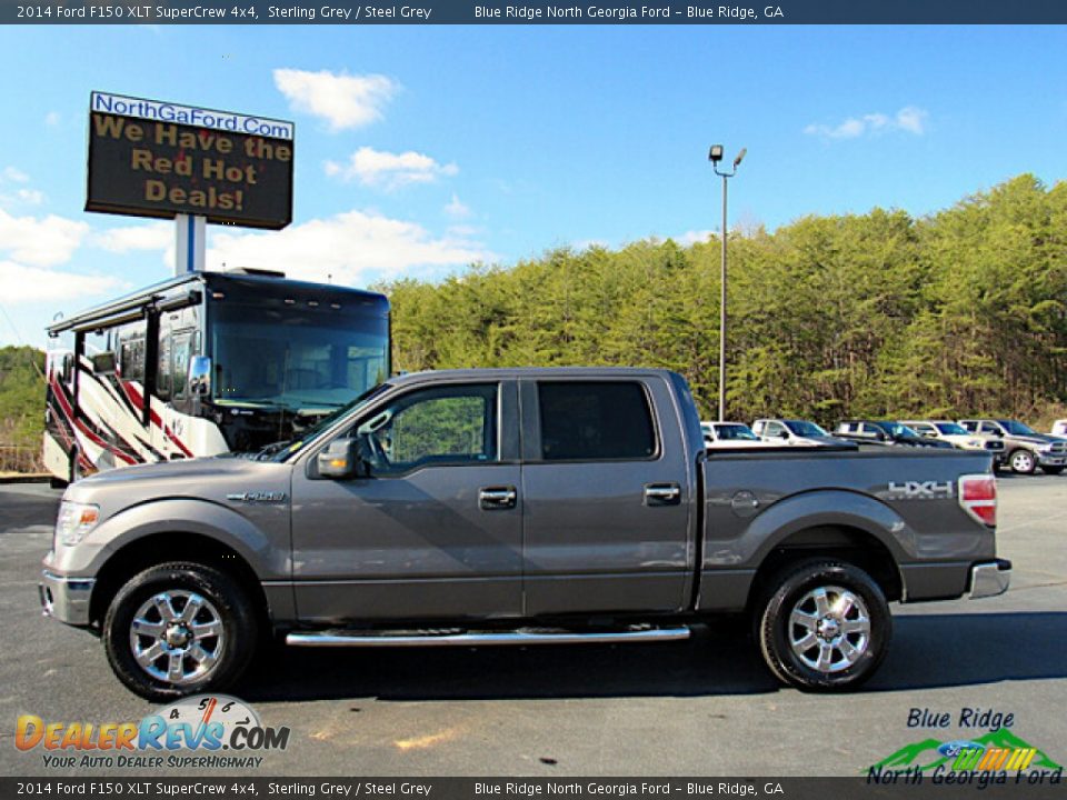 2014 Ford F150 XLT SuperCrew 4x4 Sterling Grey / Steel Grey Photo #2