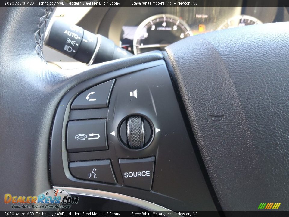 2020 Acura MDX Technology AWD Modern Steel Metallic / Ebony Photo #19