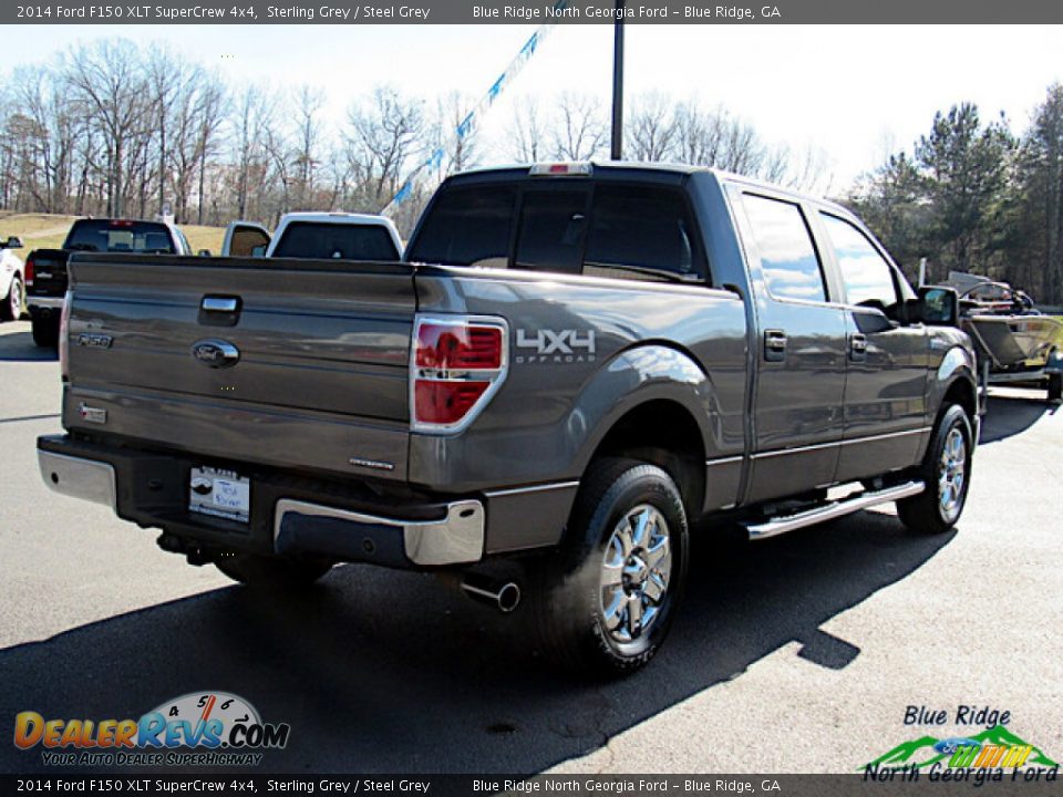 2014 Ford F150 XLT SuperCrew 4x4 Sterling Grey / Steel Grey Photo #5