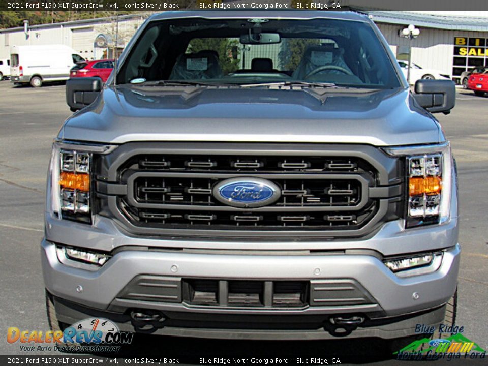 2021 Ford F150 XLT SuperCrew 4x4 Iconic Silver / Black Photo #8