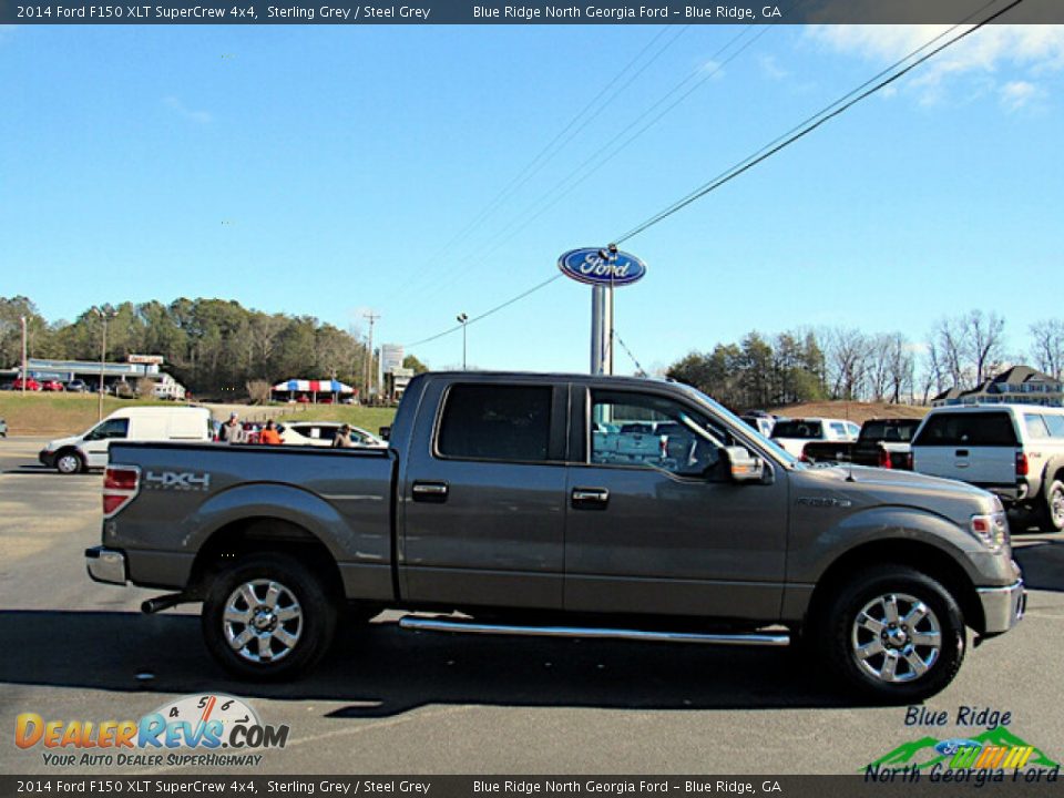 2014 Ford F150 XLT SuperCrew 4x4 Sterling Grey / Steel Grey Photo #6