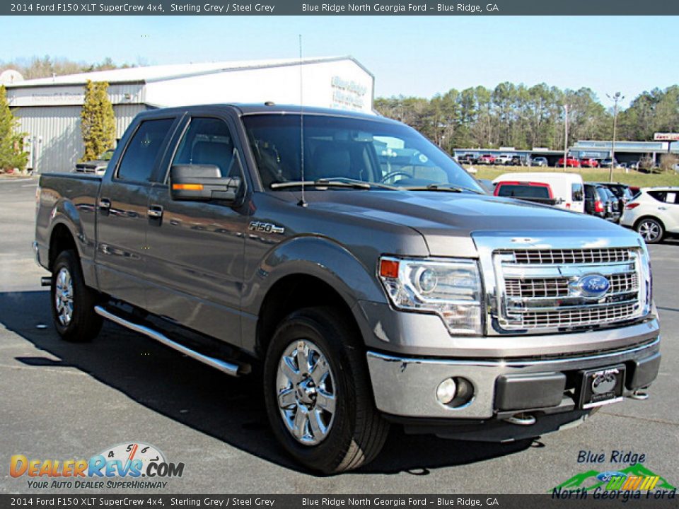 2014 Ford F150 XLT SuperCrew 4x4 Sterling Grey / Steel Grey Photo #7