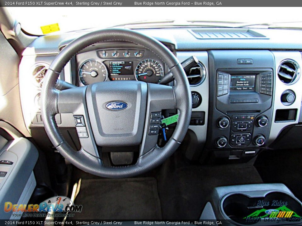 2014 Ford F150 XLT SuperCrew 4x4 Sterling Grey / Steel Grey Photo #15