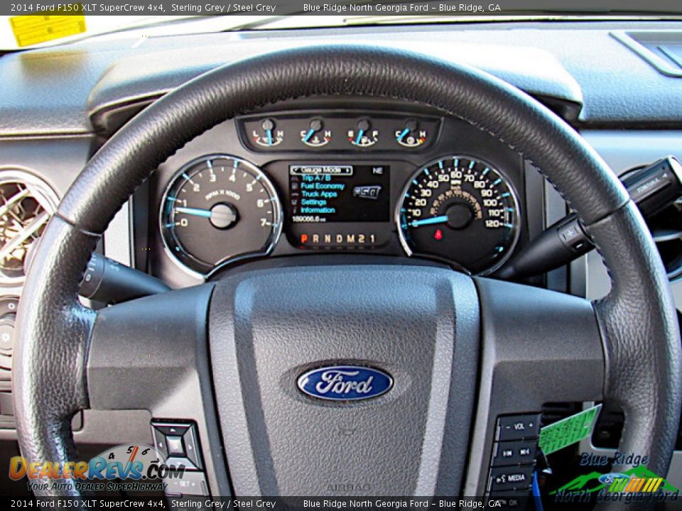 2014 Ford F150 XLT SuperCrew 4x4 Sterling Grey / Steel Grey Photo #17